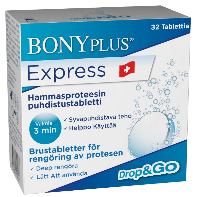 Bonyplus Express pakkauksen etupuoli